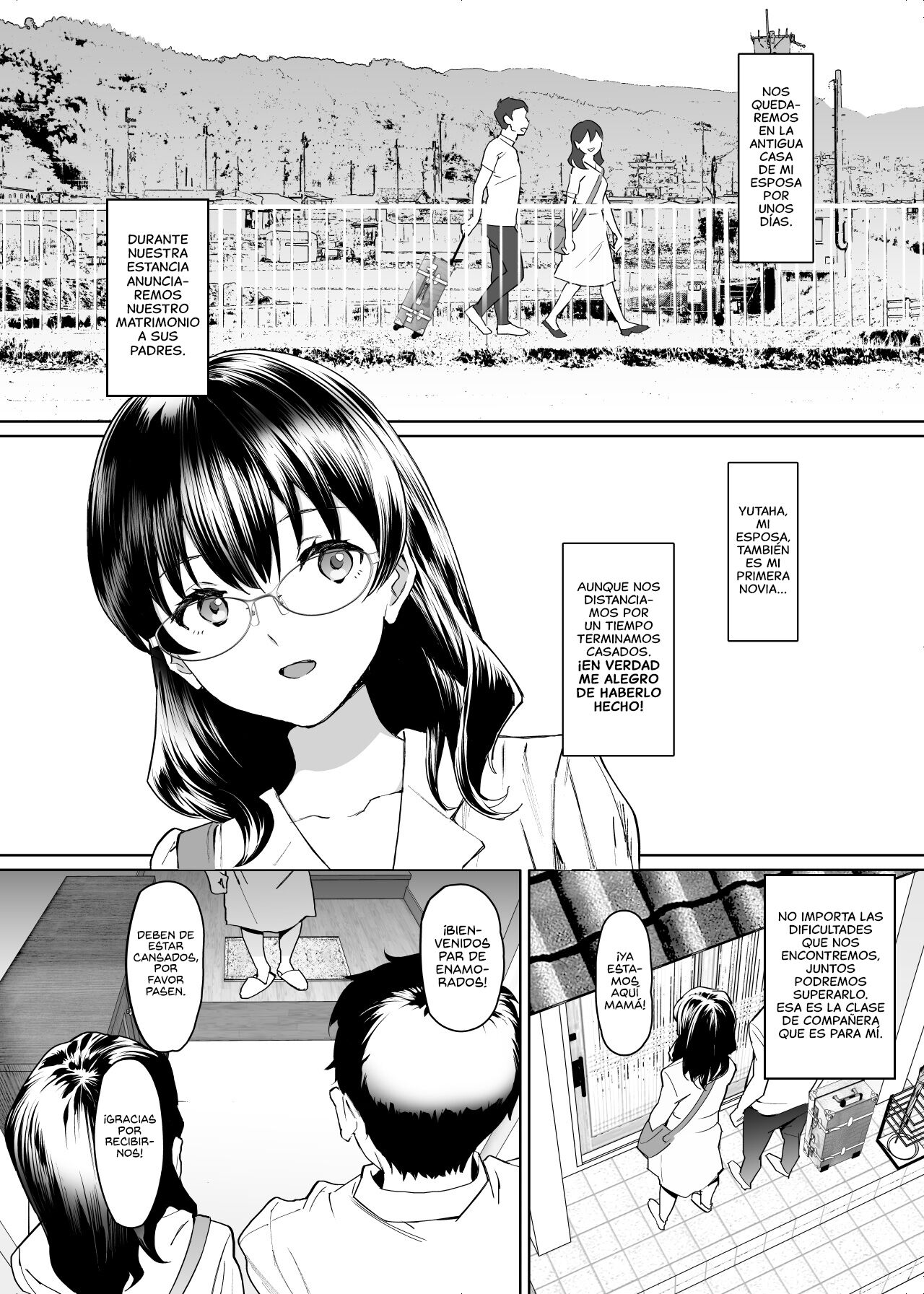 Kanojo to no Kekkon Houkoku ni Kiseishita noni Gimai to Yarimakuri | ¡Visité a mis suegros para anunciarles mi matrimonio y terminé follándome tontamente a la hermana menor de mi esposa! page 3 full