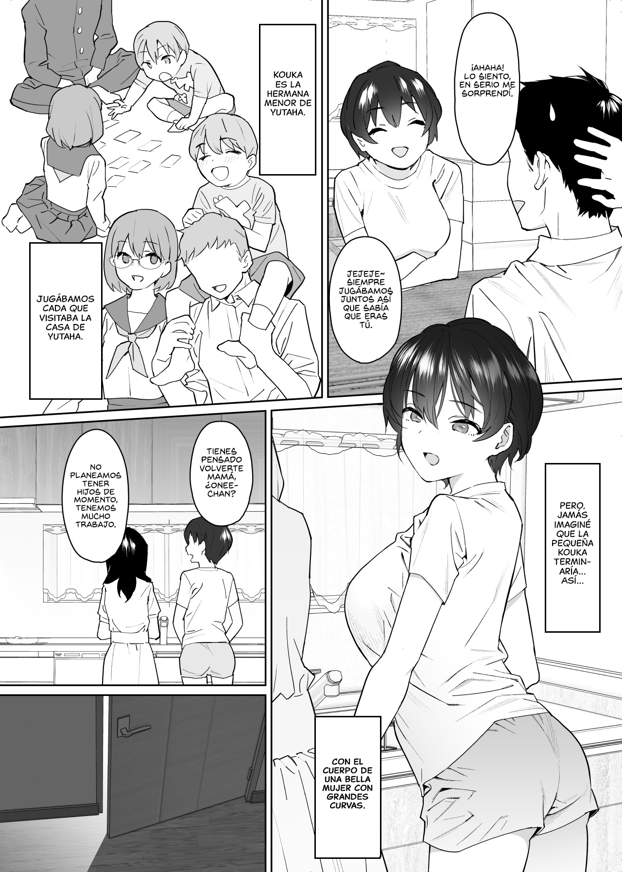 Kanojo to no Kekkon Houkoku ni Kiseishita noni Gimai to Yarimakuri | ¡Visité a mis suegros para anunciarles mi matrimonio y terminé follándome tontamente a la hermana menor de mi esposa! page 7 full