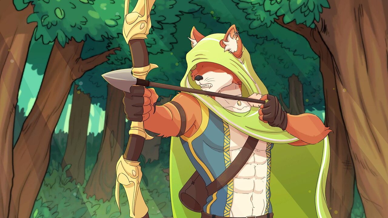 Burrow of the Fallen Bear A Gay Furry Visual Novel  CG page 1 full