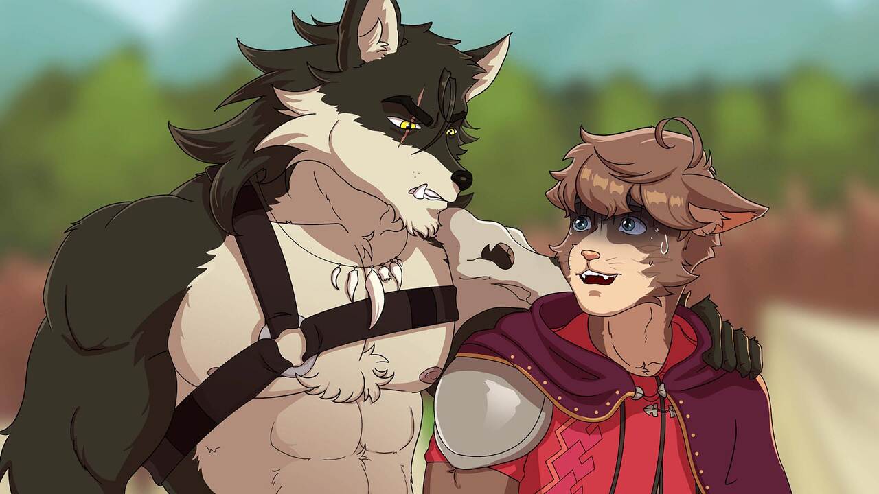 Burrow of the Fallen Bear A Gay Furry Visual Novel  CG page 7 full