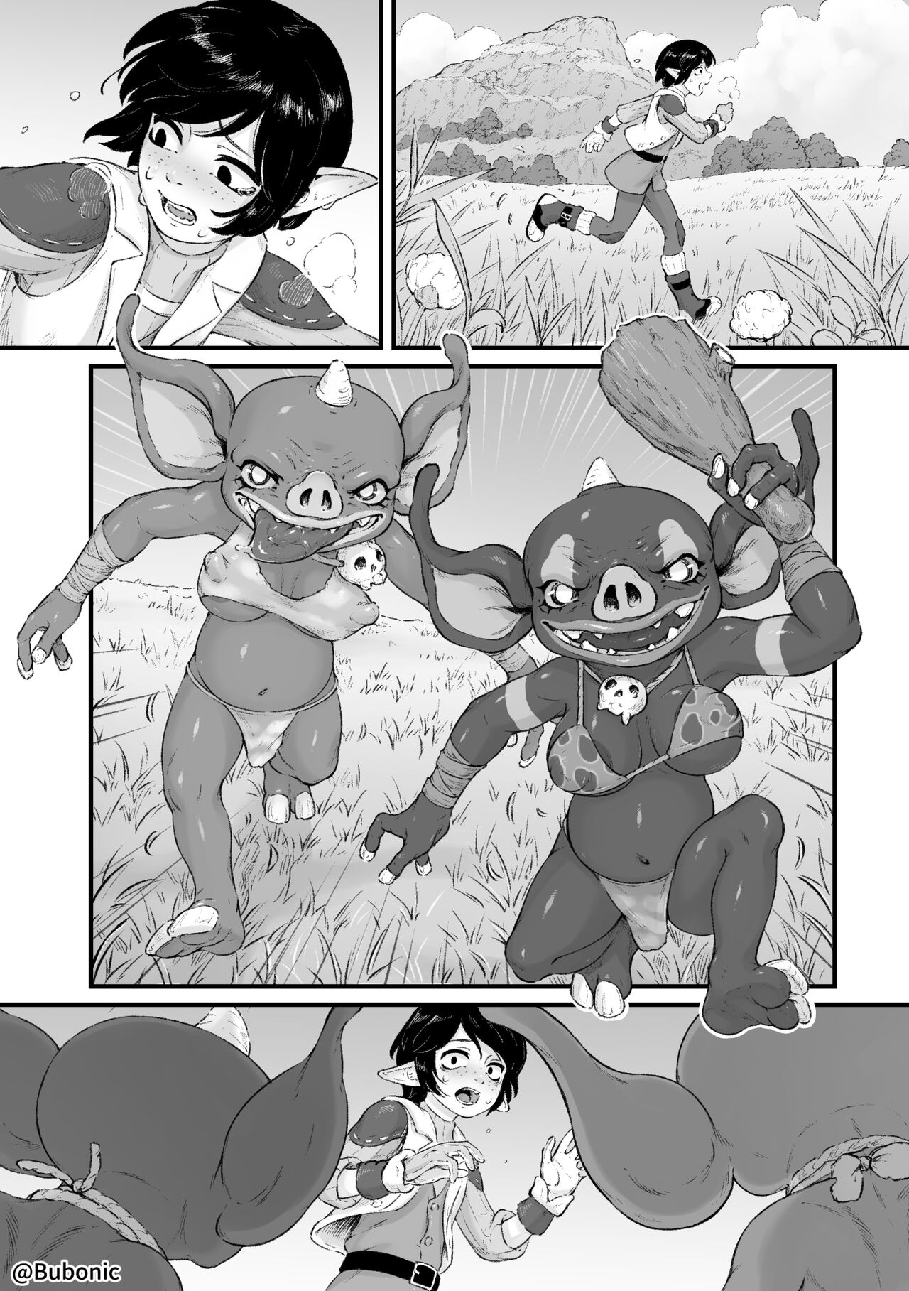 Mesu Bokoblin ni Osowareru Hanashi | 암컷 보코블린에게 덮쳐지는 이야기 page 2 full