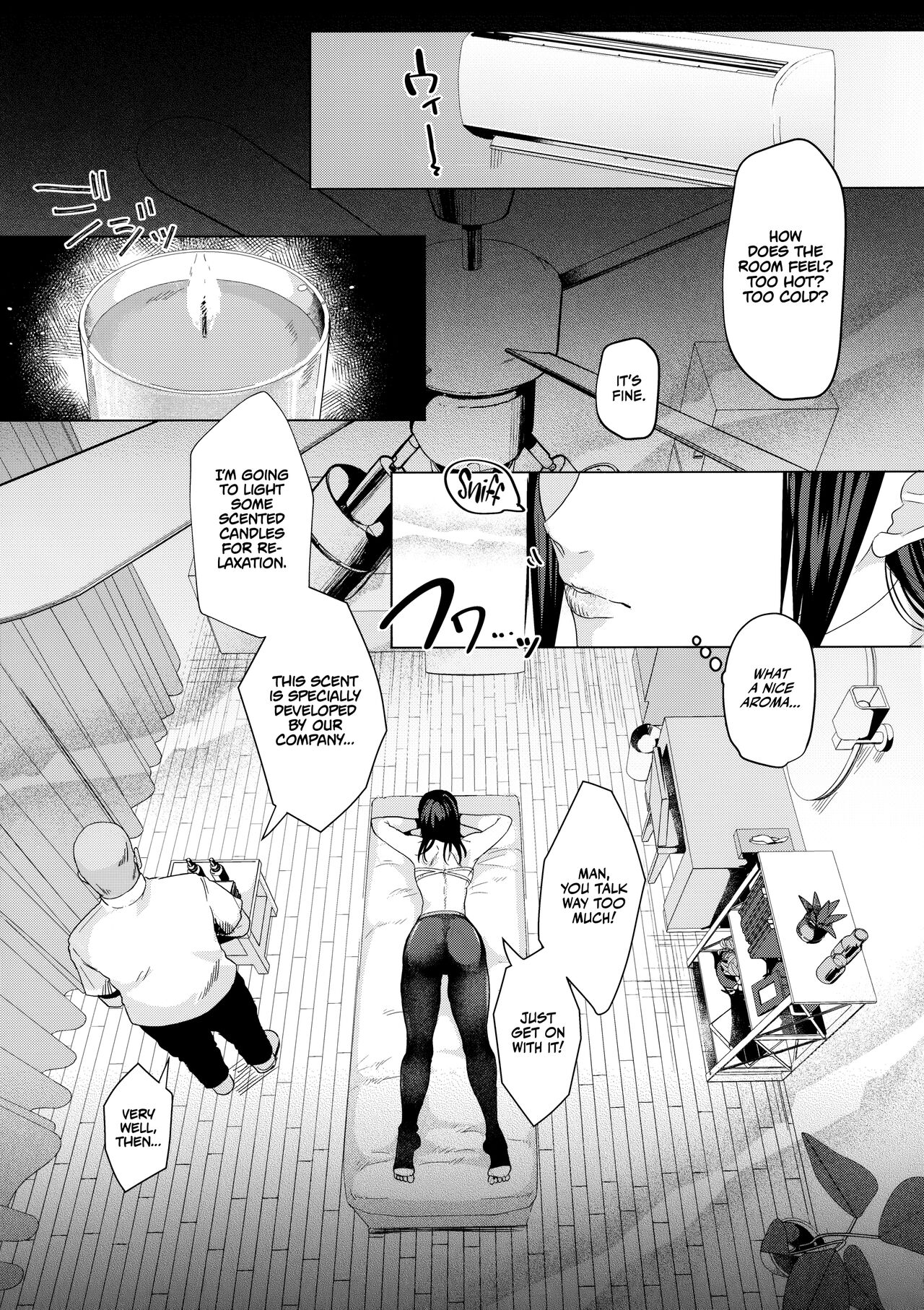 Haa? Atashi ga akutoku massāji  ni makeru wake ne ̄ yo | Who, me? Losing to a phony masseuse? page 6 full