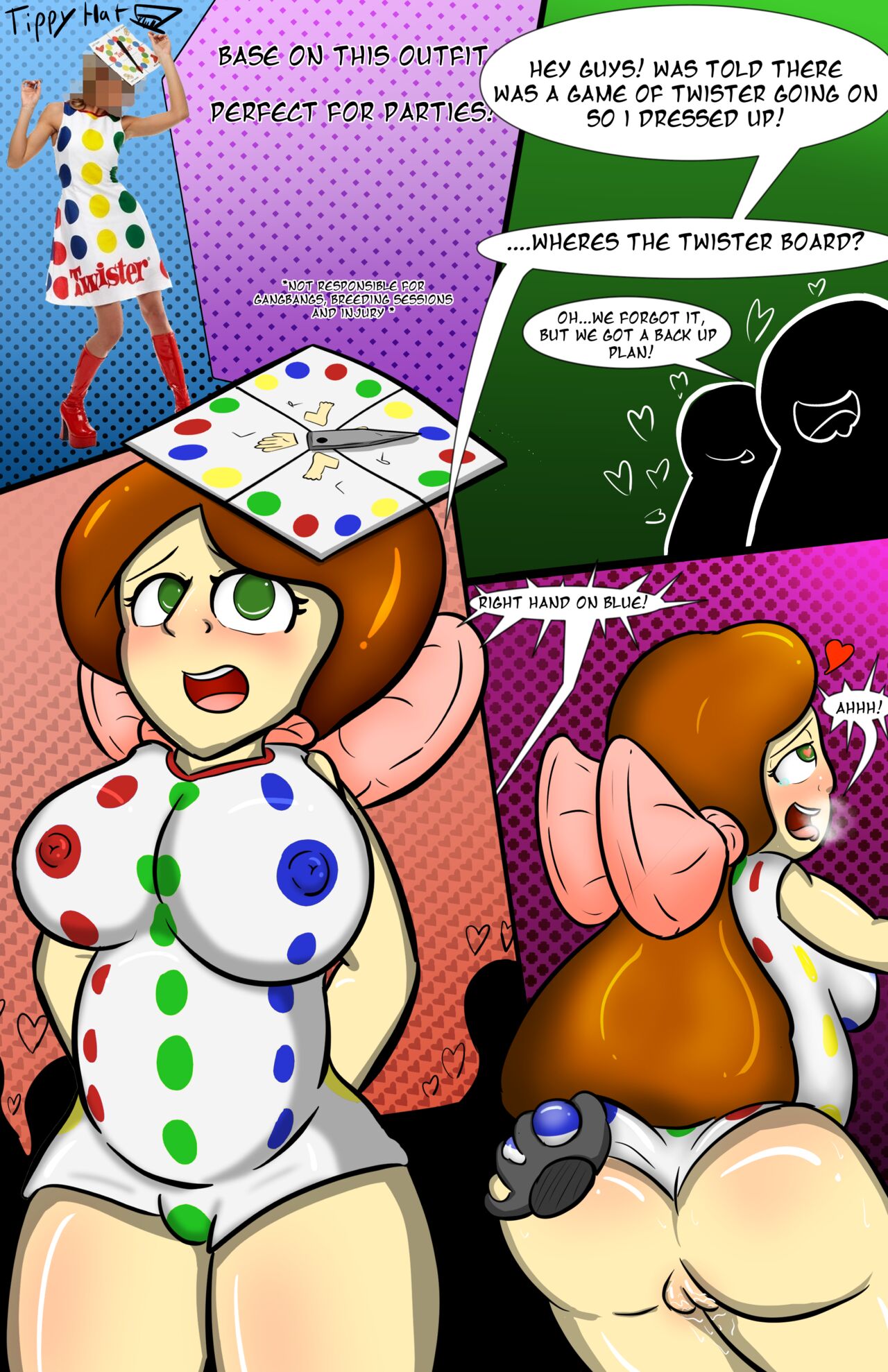 Tippyhat original art page 9 full