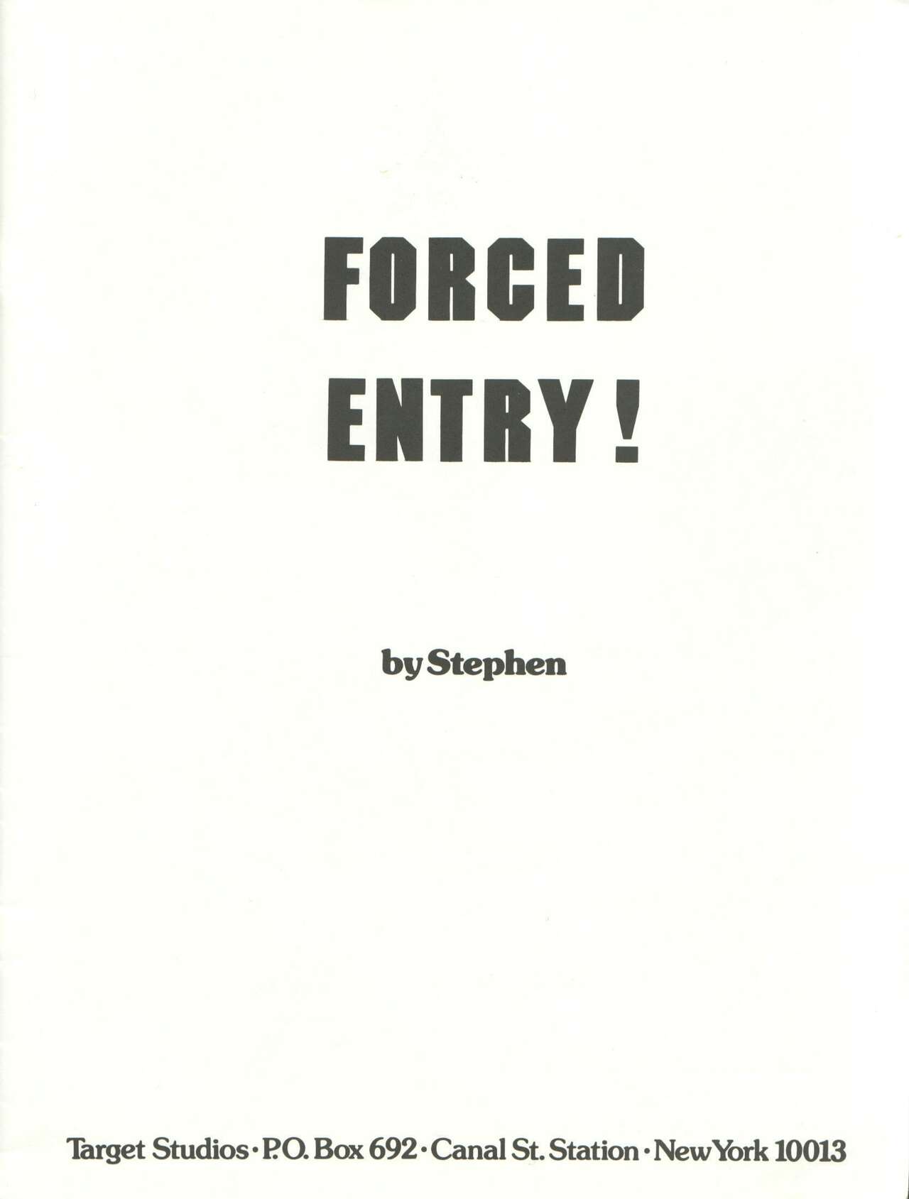 Forced Entry page 1 full