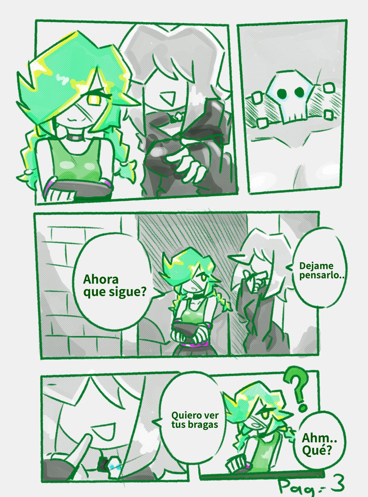REMATCH SkullGirls Comic page 9 full