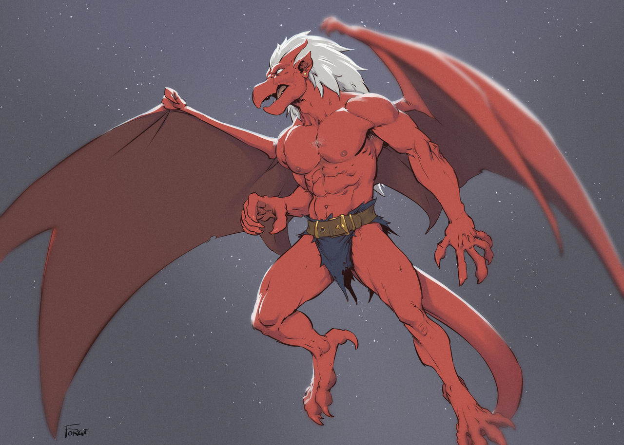 Brooklyn From Gargoyles Gay Artwork page 1 full