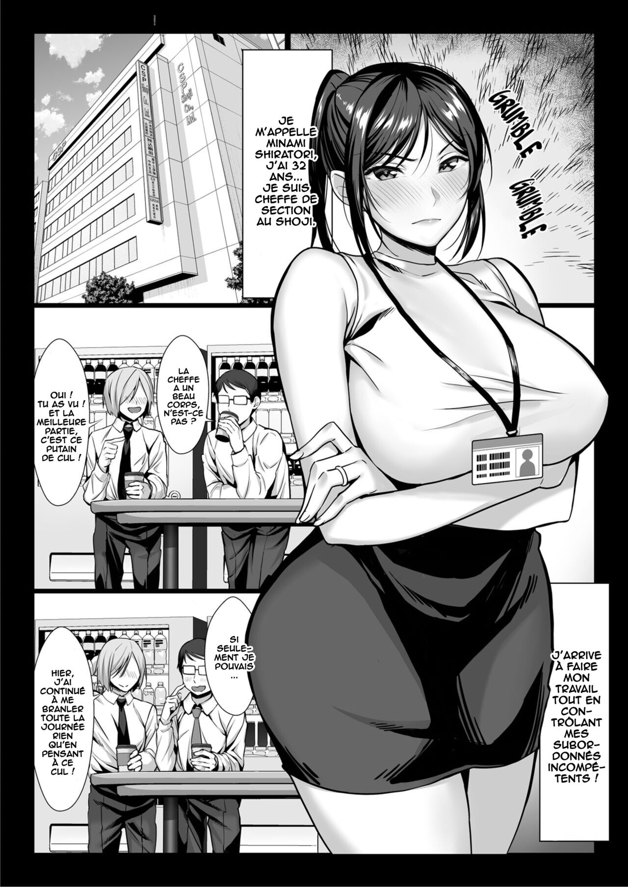 Niizuma Joushi wa Buka no Chinpo de Do-M Ochi page 3 full