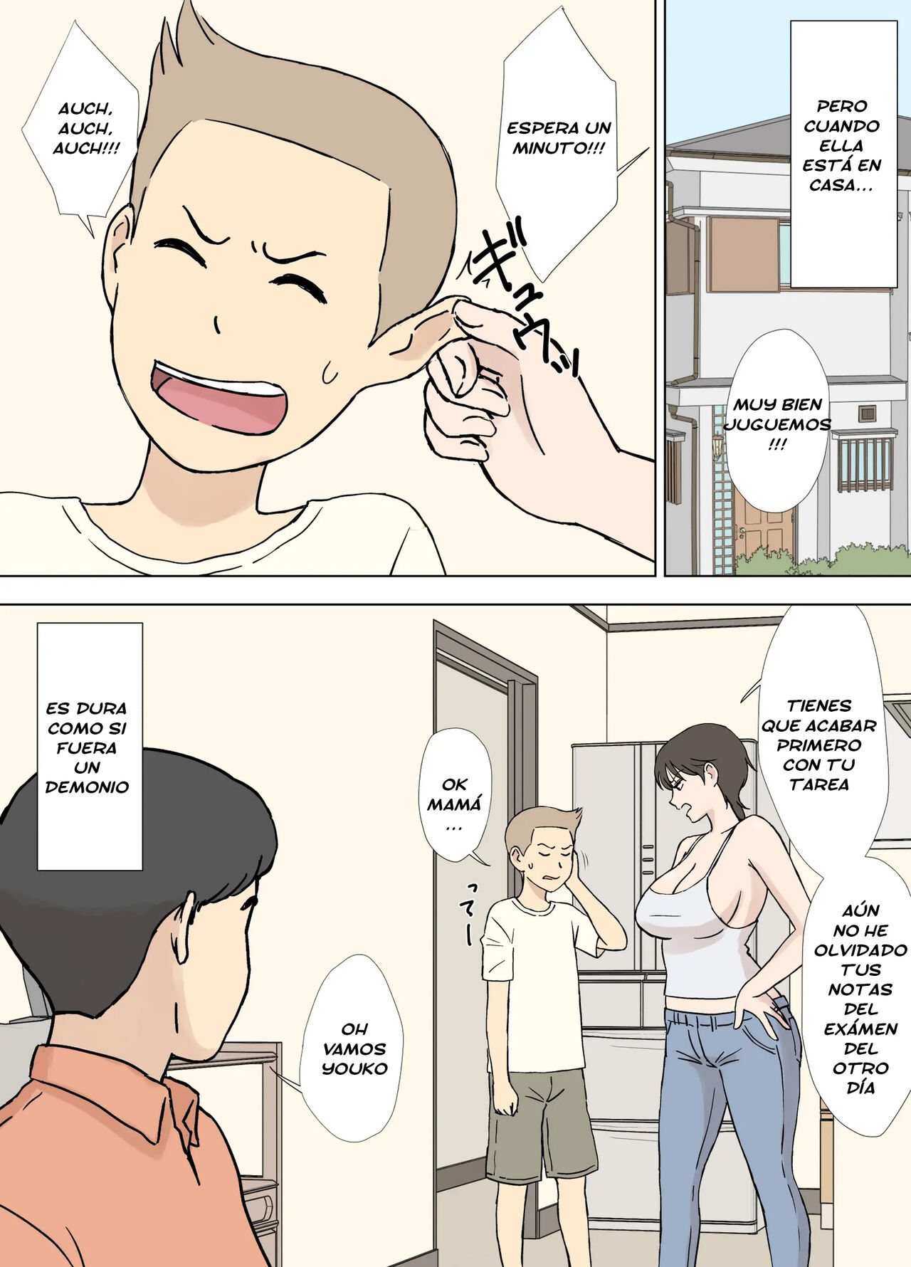 ENSUCIANDO A MAMA - ECHADA A PERDER POR SU HIJO page 3 full