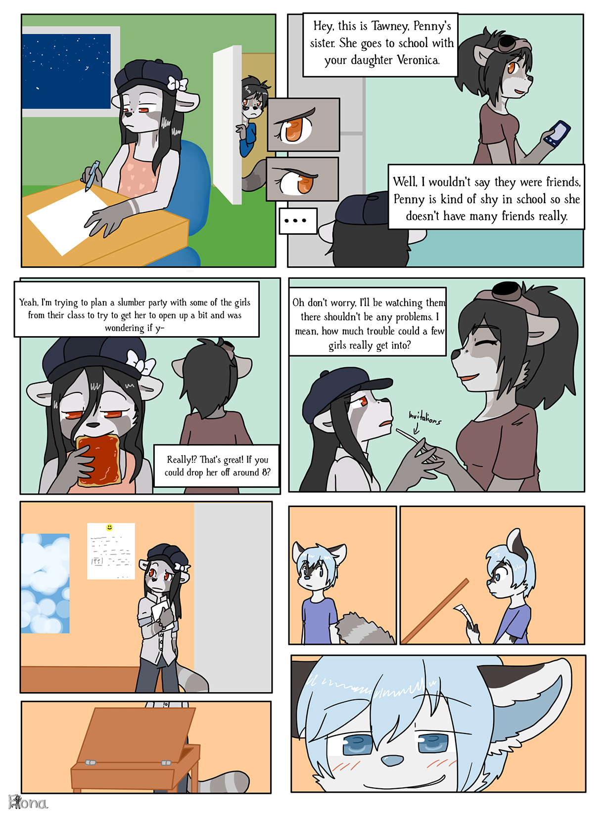 Sleepover page 1 full