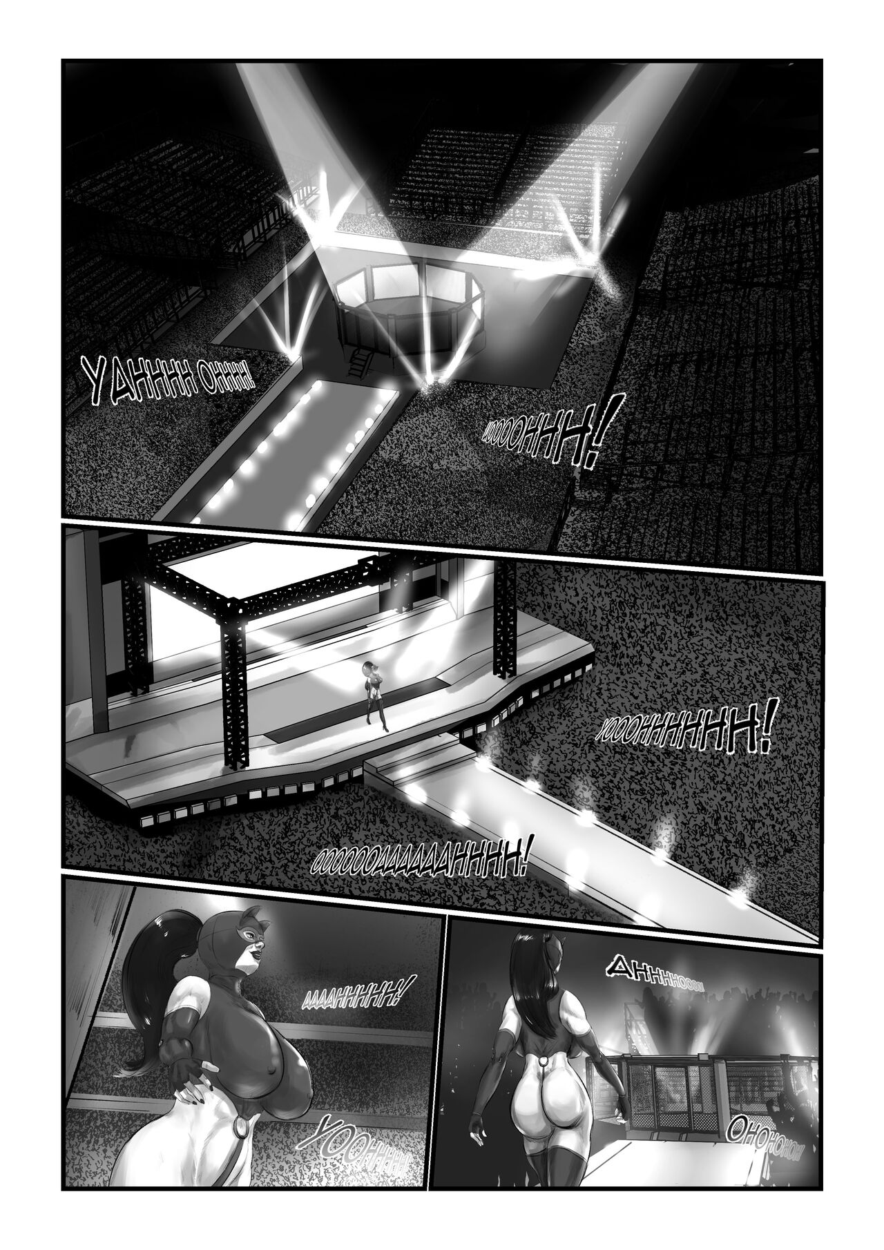 Super heroines XXX - Sakura Vs Savage Dick page 1 full