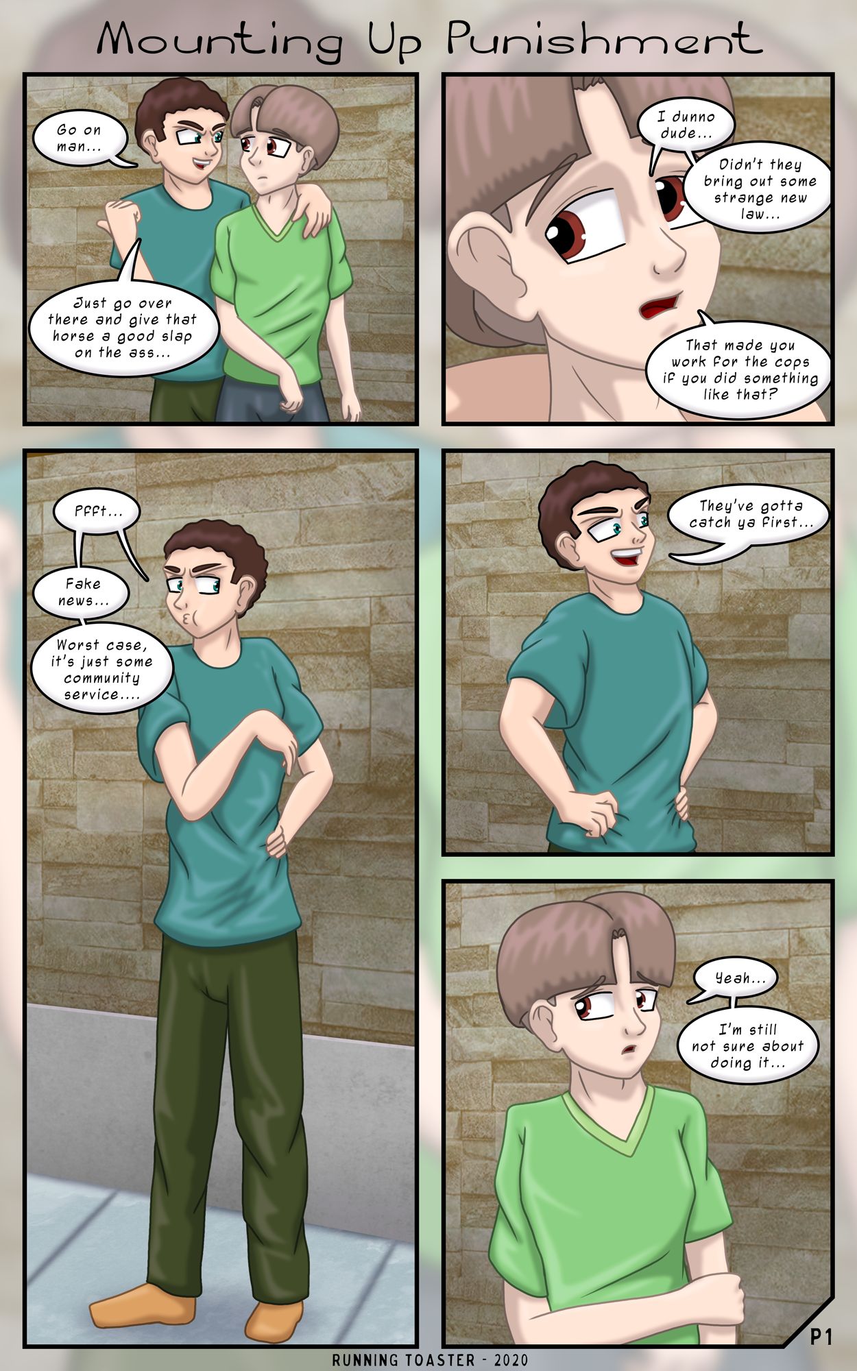 Mounting Up Punishment Series page 1 full