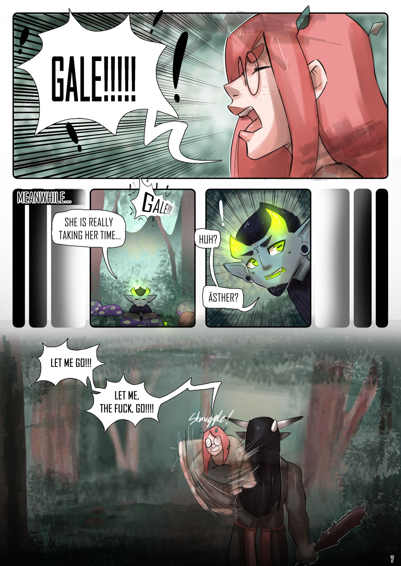 The spilled Cauldron Chapter 1: The Forest page 9 full