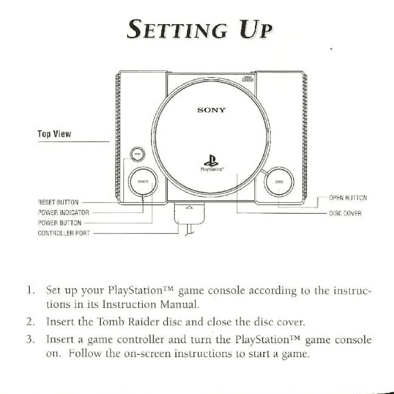 Tomb Raider 1-3 Manuals page 4 full