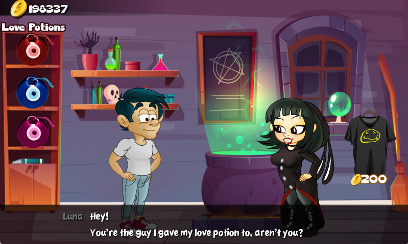 Hungry Girls Game: Luna's Lambent Magic #1 page 10 full