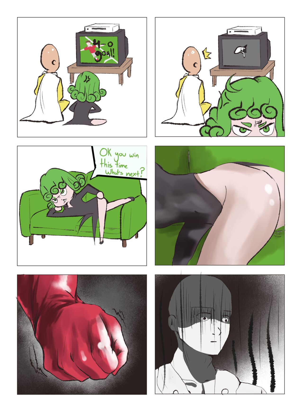 Tatsumaki x Saitama page 1 full