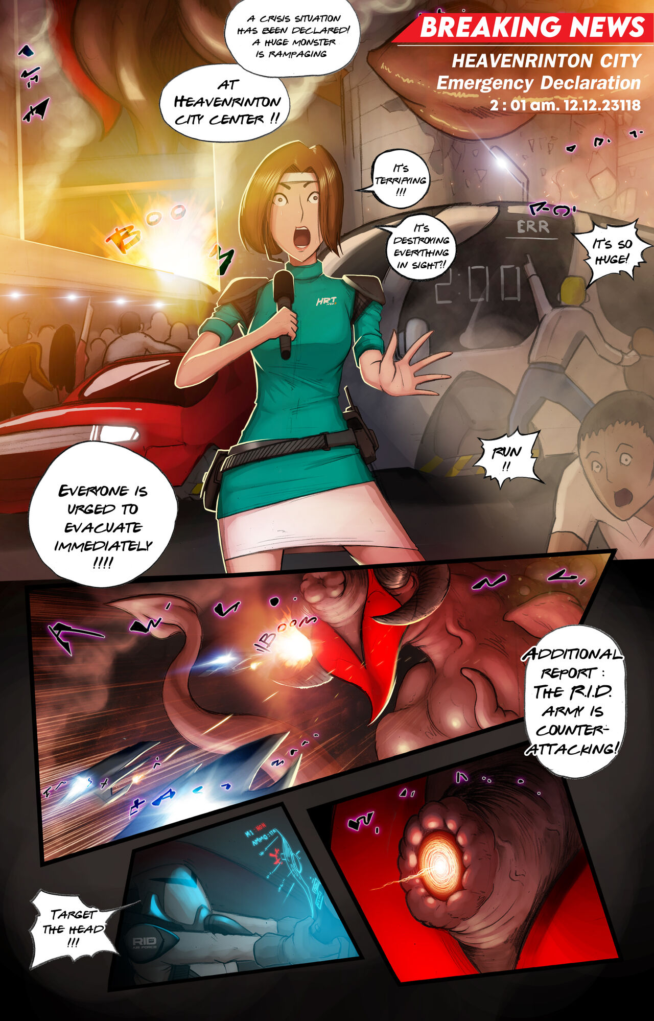 I-DA chapter 1: Dungeon Slayers by RIDAOZ page 5 full