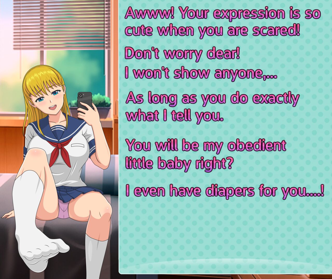Femdom University Zero Captions page 4 full