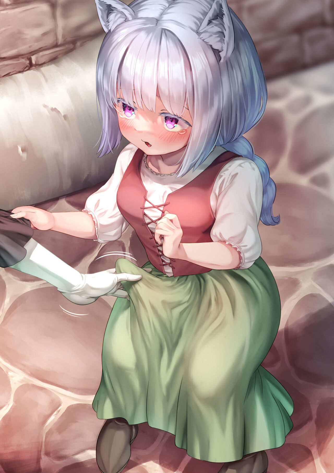 Michibata de Sawararechau Futanari Kemomimi-chan page 5 full