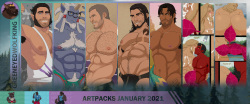 greeneyedwolfking 2021 January-may artpacks