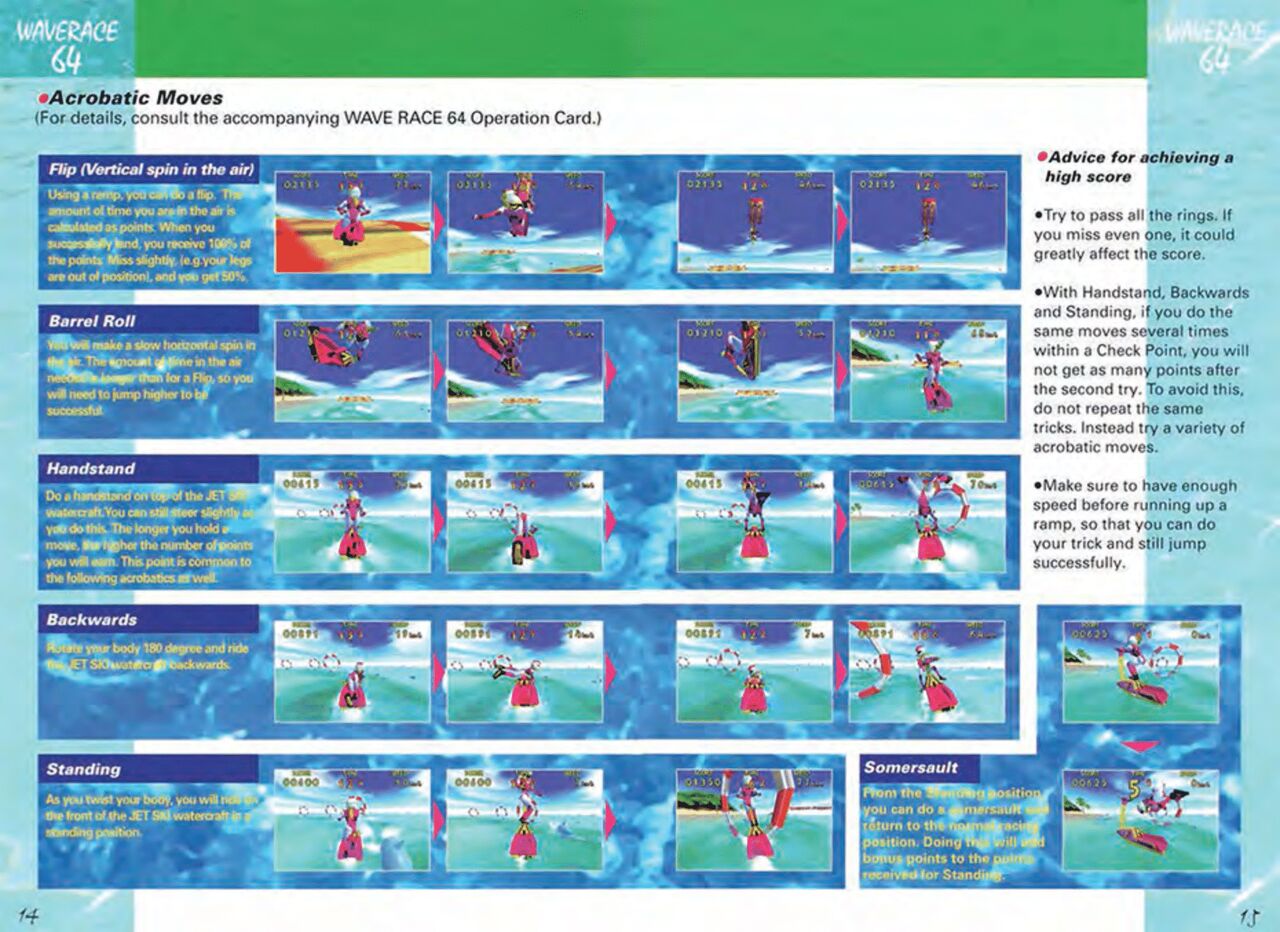 Wave Racer 64 Manual page 10 full