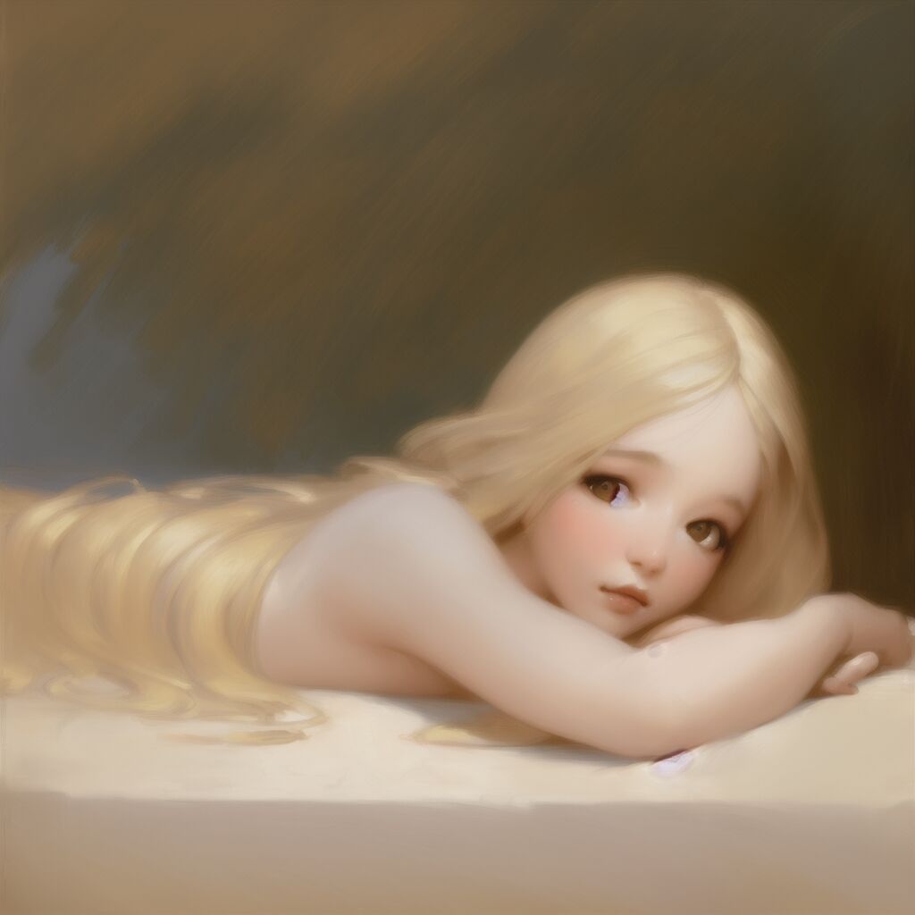 AI Generated.  Blonde Woman. page 10 full
