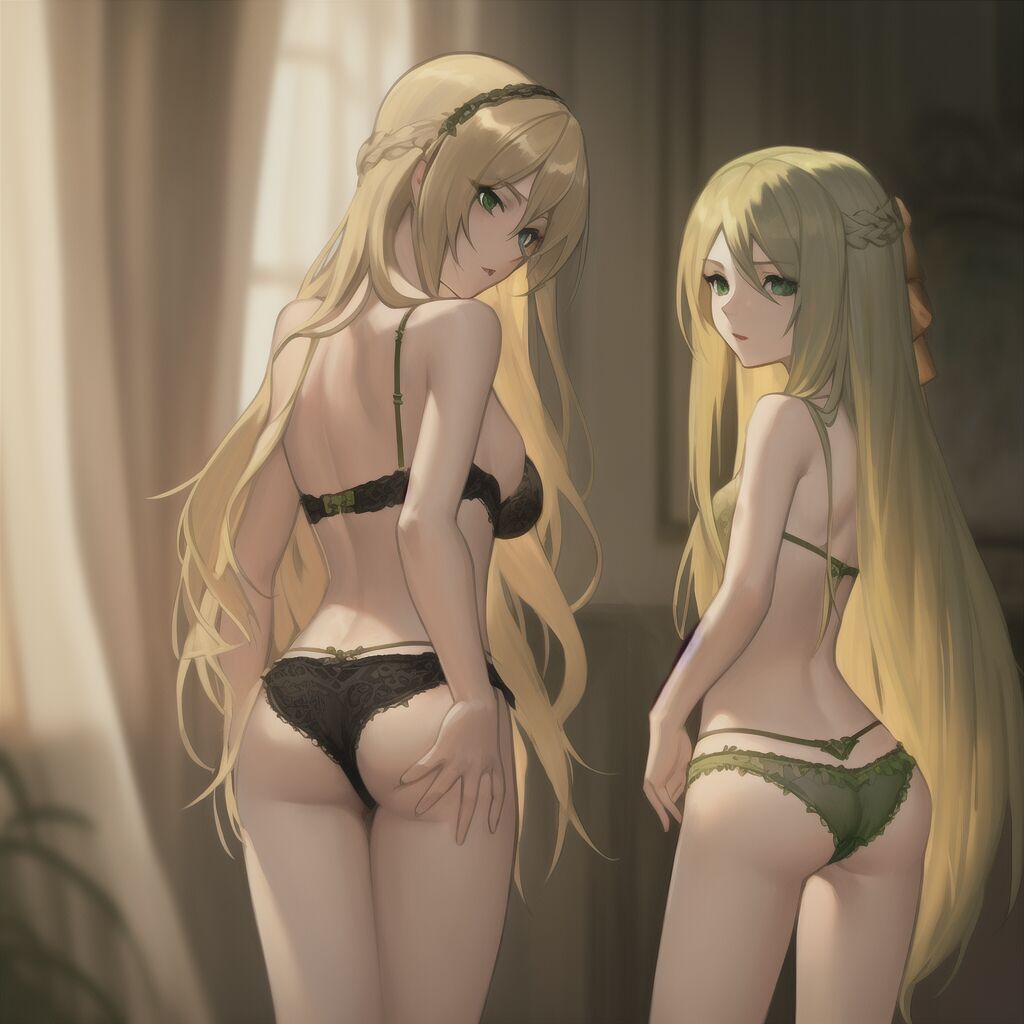 AI Generated.  Blonde Woman. page 6 full