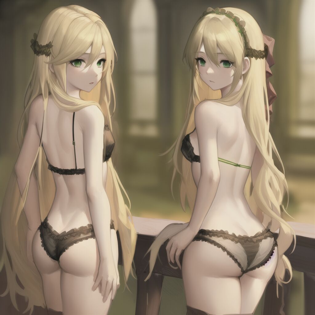 AI Generated.  Blonde Woman. page 7 full