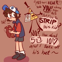 Bill and Dipper's Strip Game