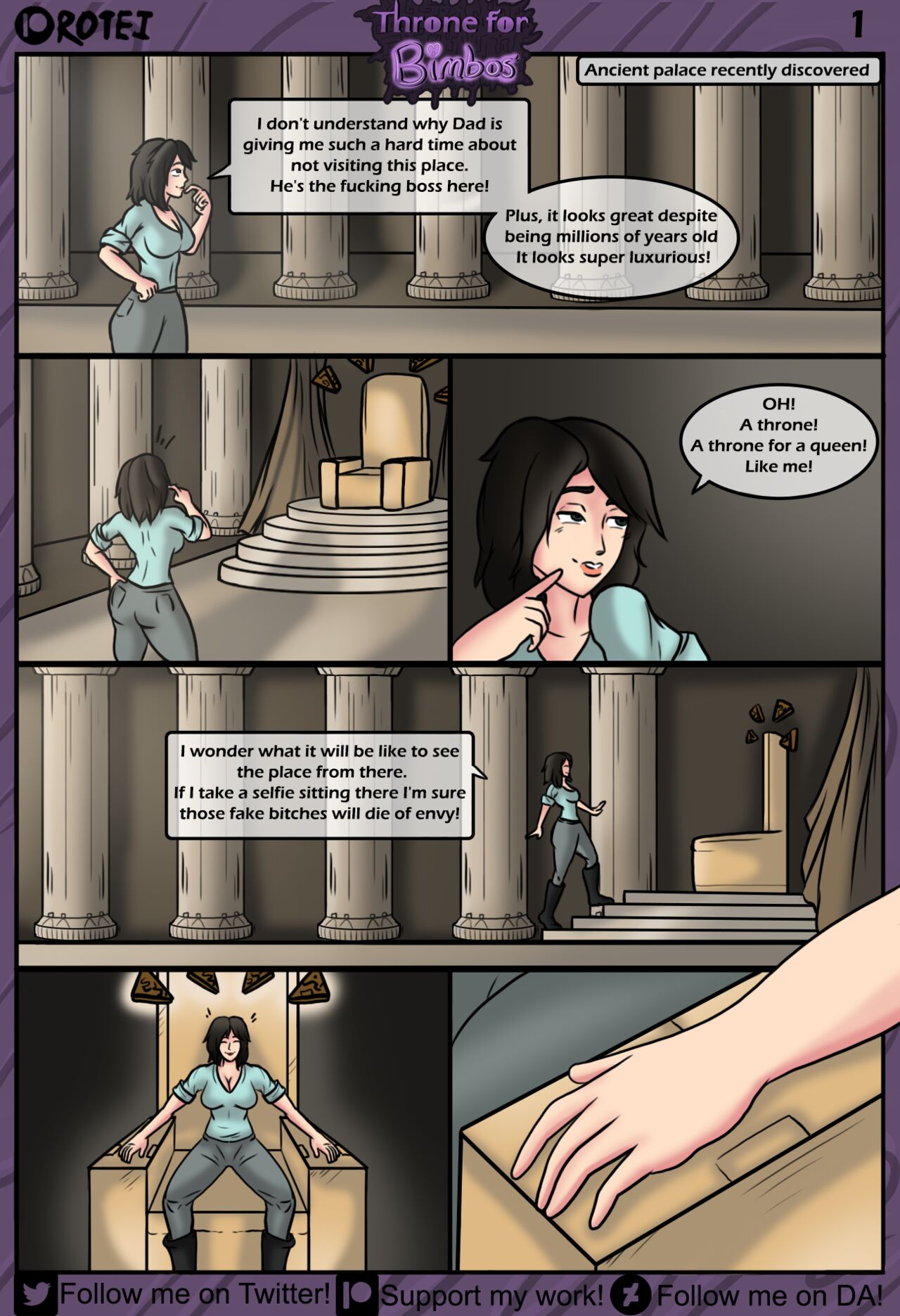 Throne for Bimbos! page 1 full