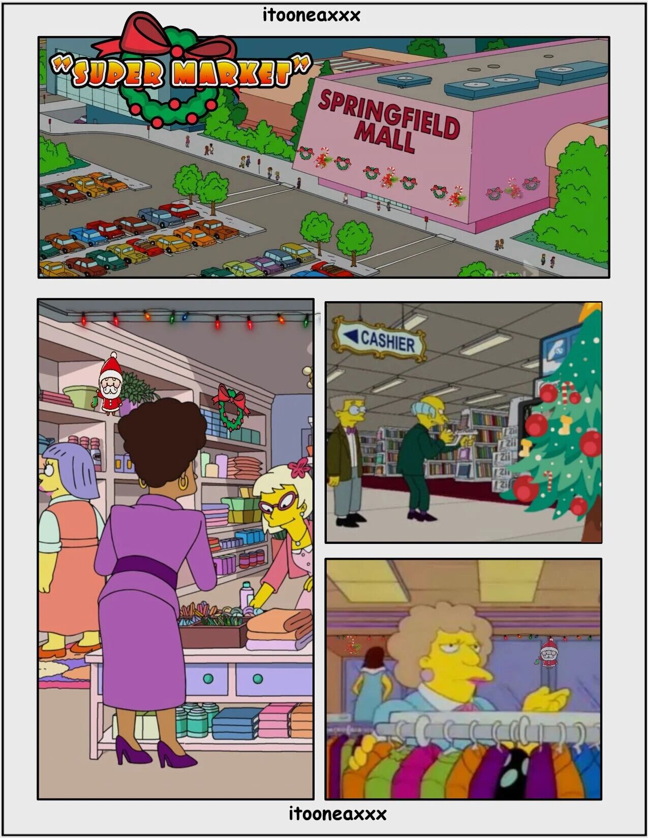 Simpsons Comics  - 12 . Super Market - english page 1 full