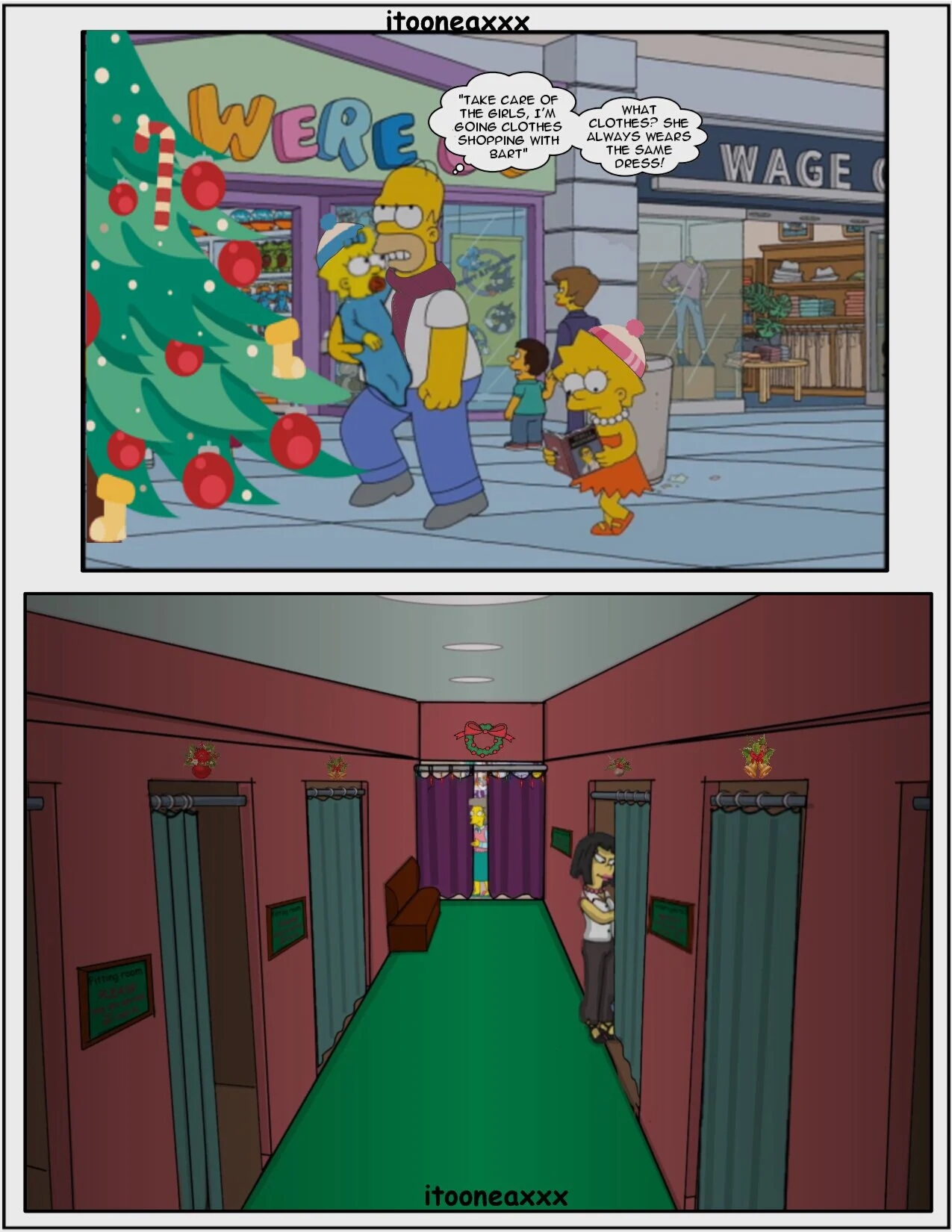 Simpsons Comics  - 12 . Super Market - english page 2 full
