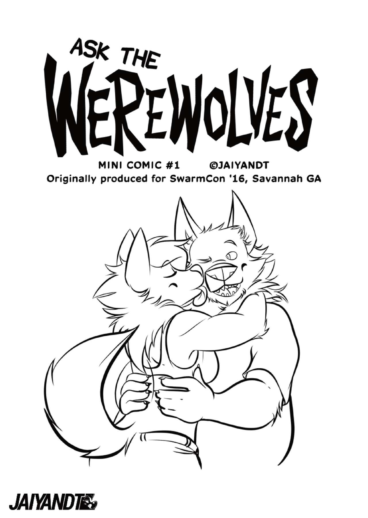 Ask The Werewolves Mini Comics page 1 full