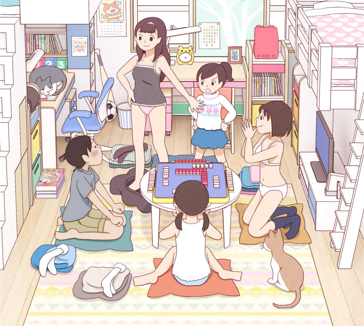 Undress Mahjong Party  page 7 full