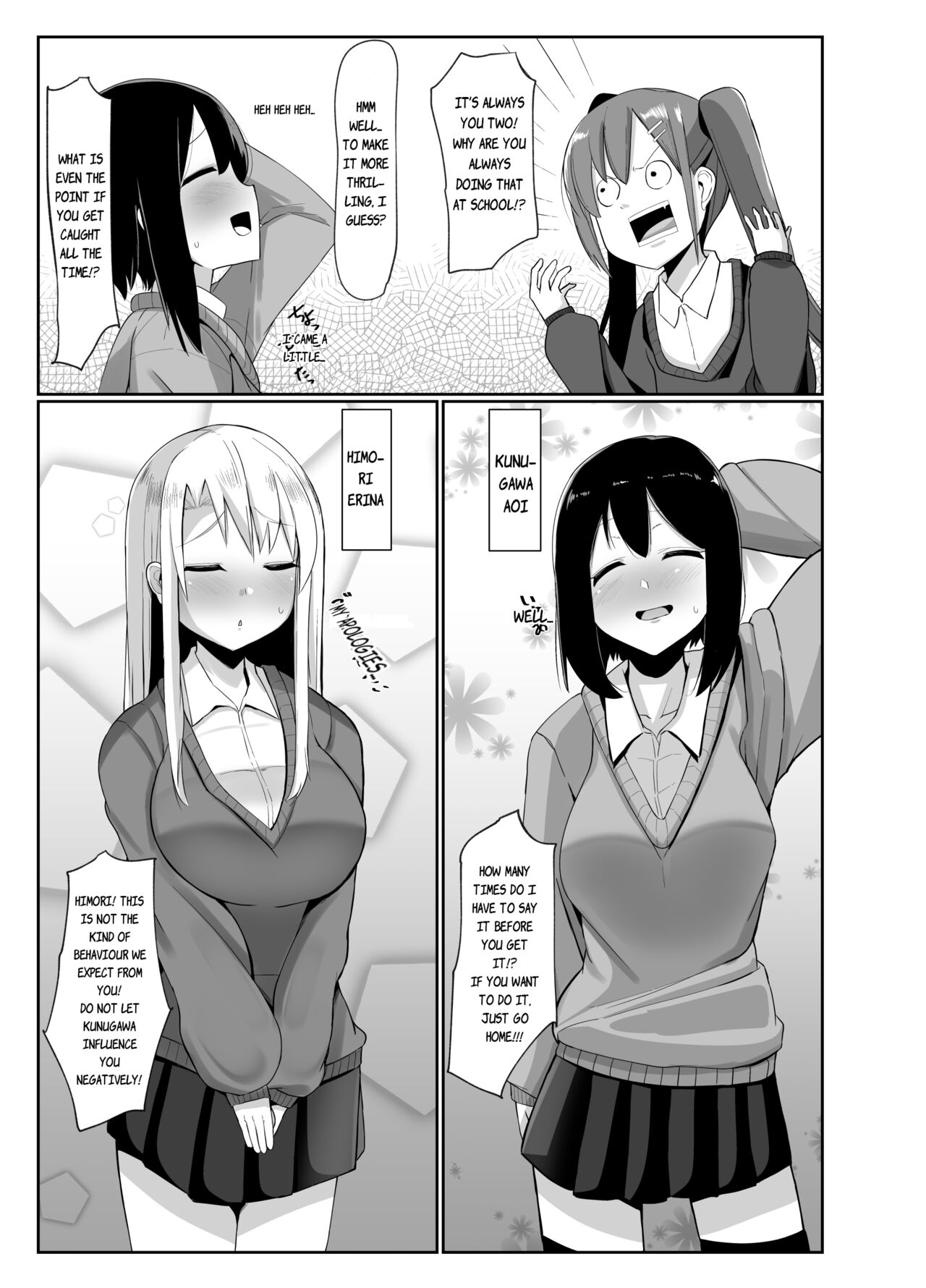 Futanari Musume ga Deattara 3 | When Futanari Girls Meet 3 page 4 full