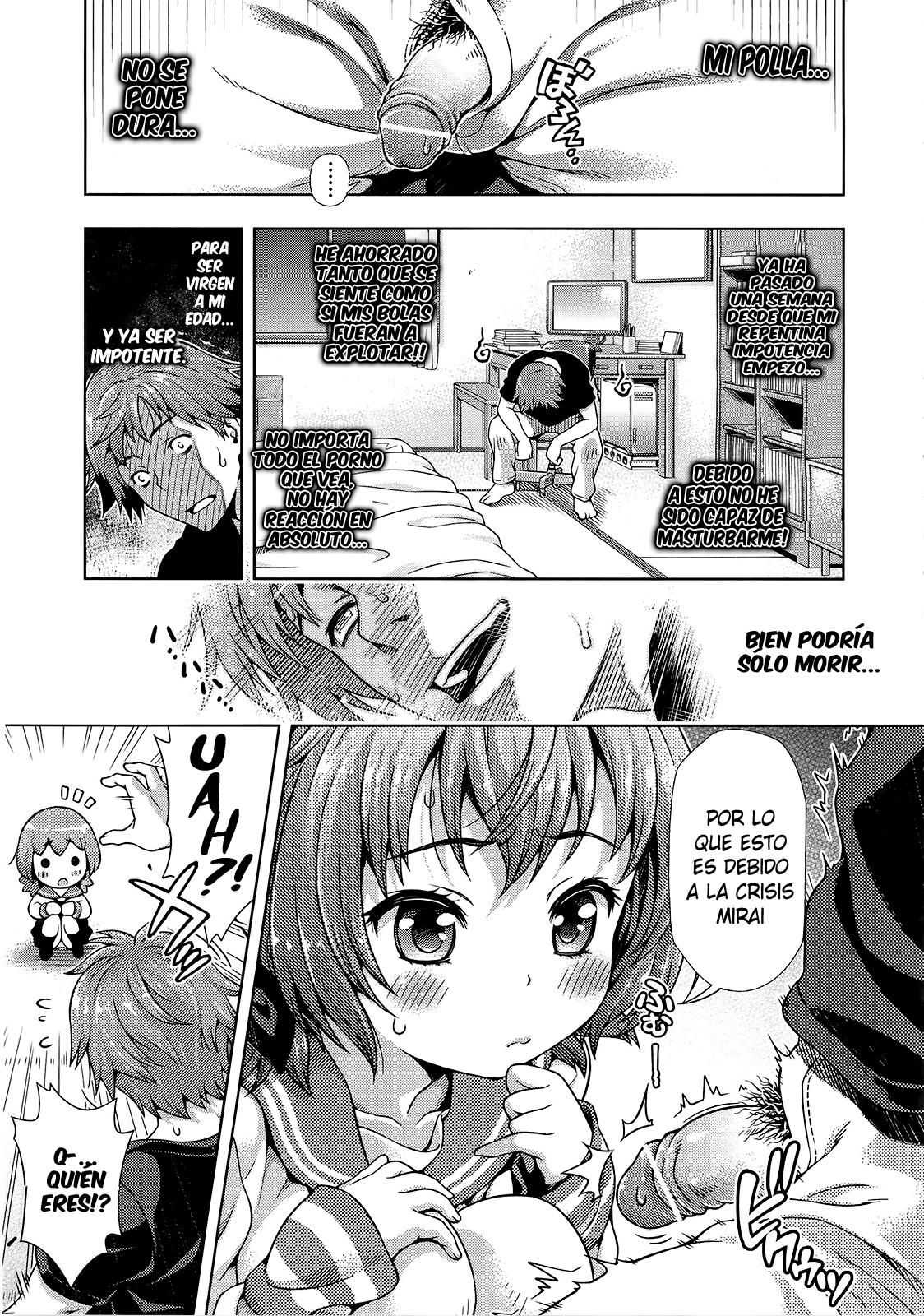 Mirai Kara Kimashita! Zenpen | La Paradoja de Mirai Ch. 1 | Ch. 2 page 1 full