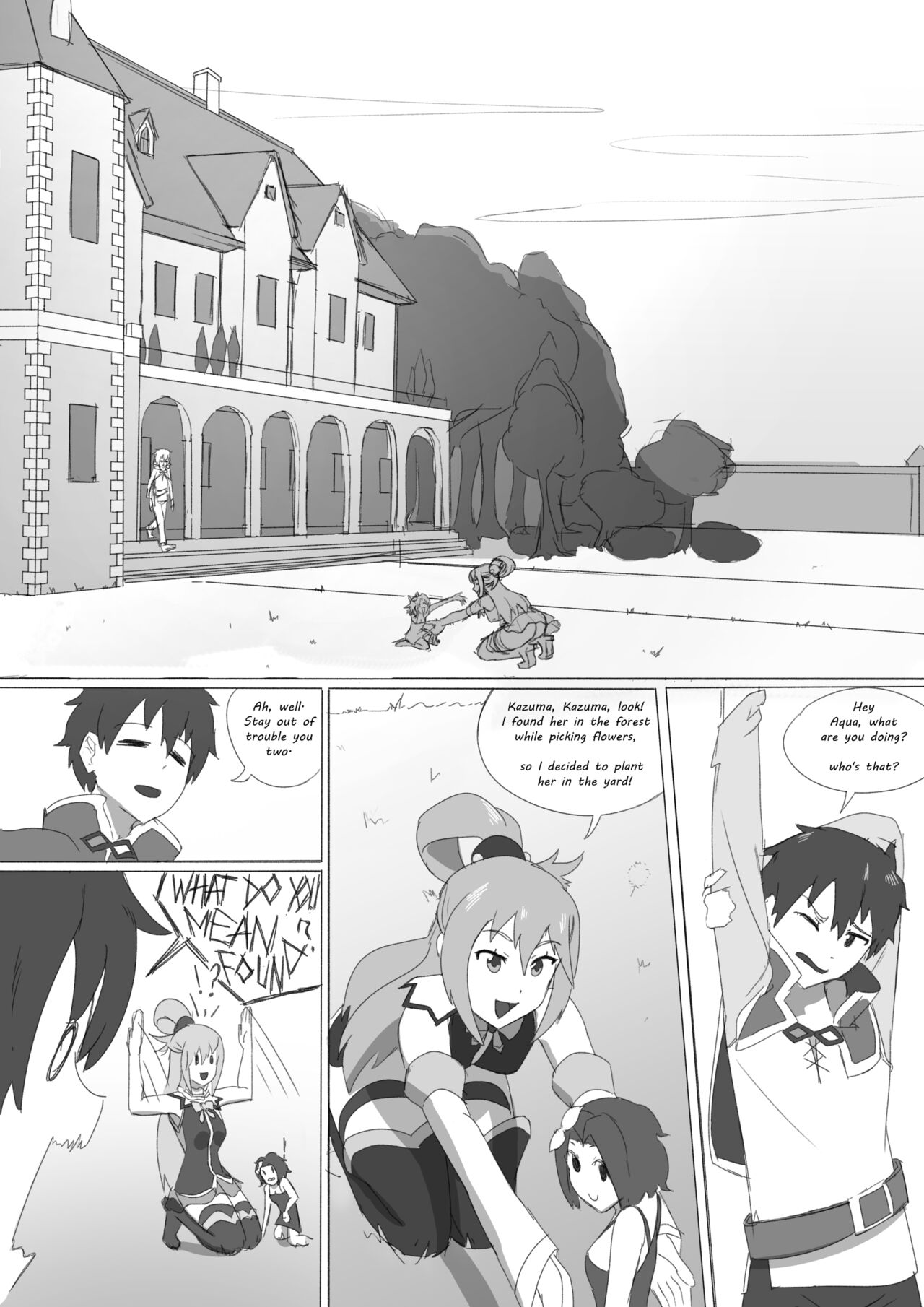 Konosuba Salad page 1 full
